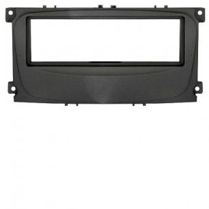 Рамка Ford Focus-2 restal, Mondeo (08+) C-Max, S-Max, Galaxy new  (07+) 1din  black