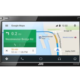 2DIN USB мультимедиа ресивер, Apple Carplay, Android Auto, 3RCA JVC KW-M730BT