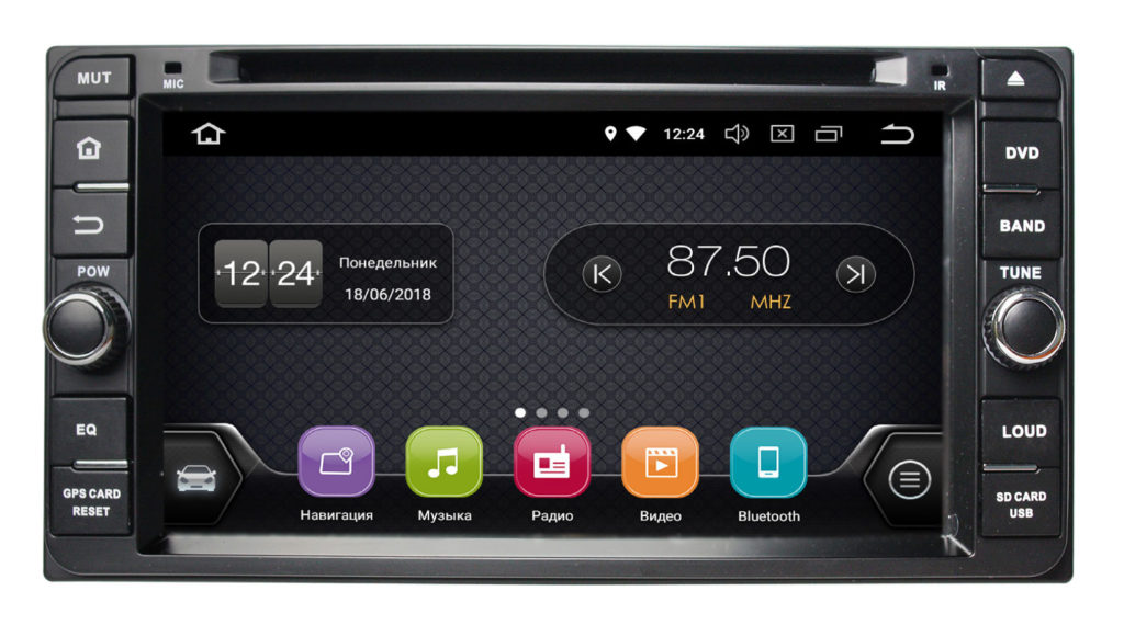 Toyota Universal (Android 8.0) 7" INCAR TSA-2240